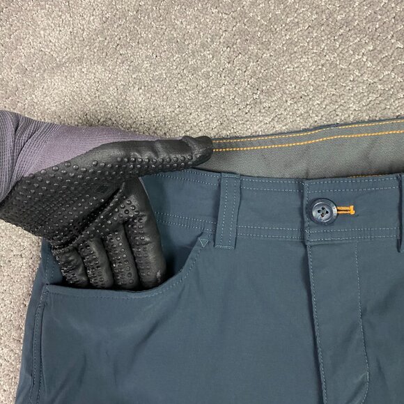 Eddie Bauer First Ascent Shorts Men's 34 Slate Blue Guide Pro Cargo Hiking - Picture 3 of 15